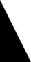 A solid black right triangle, about half as wide as it is tall